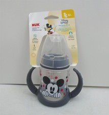 NUK Disney Learner Cup, Mickey Mouse 5 oz Soft Spout Sippy Cup, 6 Months Unisex