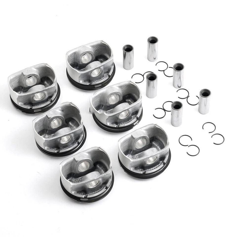 6x Pistons Rings Set CR 9.3:1 For BMW E87 E90 E92 E60 130i 330i 530i N52B30BF - Изображение 4 из 4