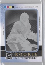 2011 SPx The Cup Masterpieces Printing Plate Black Framed 1/1 Ben Scrivens 0c3