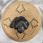 14" Yupik Basket Soapstone Carved Eskimo Basket Inuit - Apache Pima - Native — photo 5