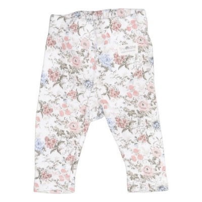 Tiny One, Leggings, Größe: 56, Weiß/Mehrfarbig, Bio-Baumwolle, Blumen #8sh