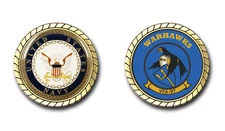 VFA-97 Warhawks US Navy Squadron Challenge Coin Officially Licensed