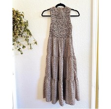 WOMEN MAXI DRESS SHEIN POLKA DOT LIGHT WEIGHT SOFT SIZE SMALL