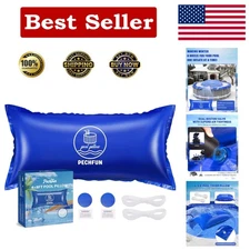 4x8 ft Inflatable Pool Cover Pillow - Tear Resistant & Windproof for Winter Care