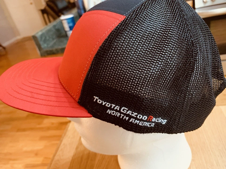 Бейсболка Toyota Gazoo Racing North America бейсболка с сеткой сзади красная черная кепка - Изображение 2 из 4