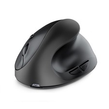Ergonomic Vertical Mouse, Quiet Design, /2.4G Dual Mode, Optical, Type-C Rechar_