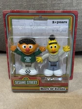 Just Play Sesame Street Friends 2 Pack Bert & Ernie 3" Posable Figures!