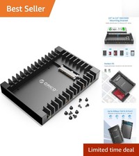 High-Speed 6Gbps SATA Adapter: Convert 2.5-inch Drives to 3.5-inch Size