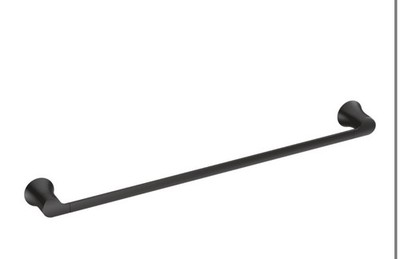 Moen YB0224BL Doux 24-Inch Single Towel Bar Holder - Matte Black