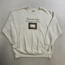 Vintage Baroque Art Sweatshirt Adult Size 2XL...