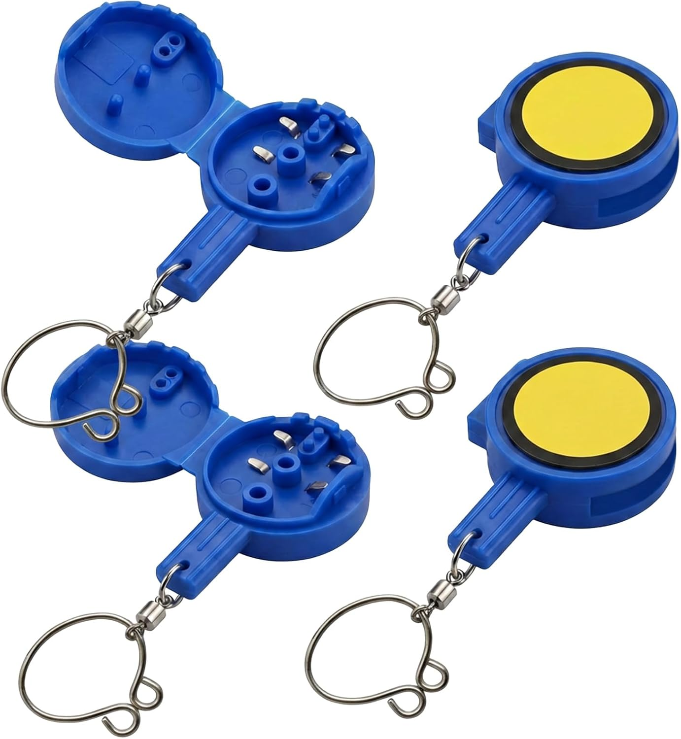 4 Pcs Fishing Knot Tying Tool with Hook Cover Protectors, Portable Quick Knot Ti