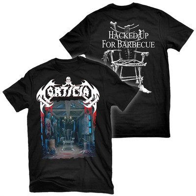 MORTICIAN cd cv HACKED UP FOR BARBECUE Official SHIRT LRG New chainsaw bloodbath