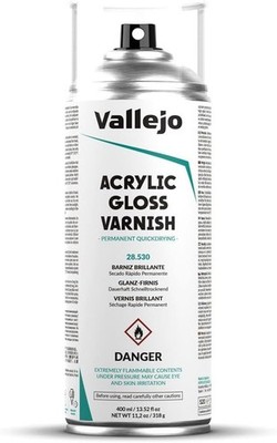 Vallejo - Acrylic Gloss Varnish 7.09 x 3.94 x 5.91 inches, 