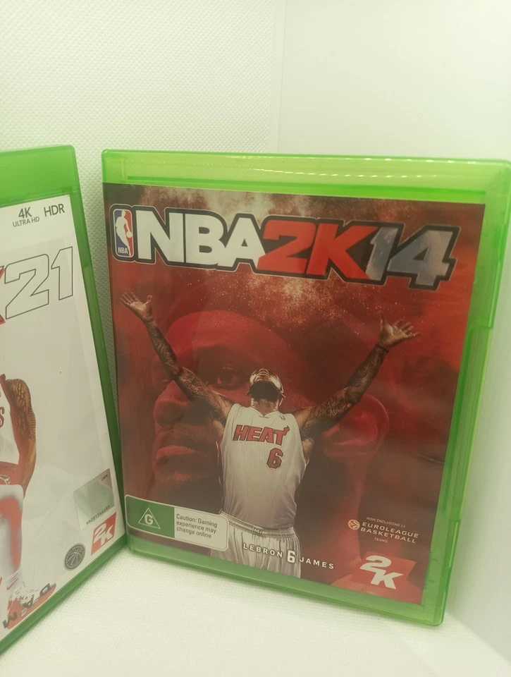  NBA 2K14 NBA 2K19 NBA 2K21 Lebron Simmons Lillard Xbox One Bundle Of 3 - Image 2 of 4