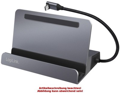 LogiLink USB 3.2 Gen1 Dockingstation mit Halterung, 6-Port