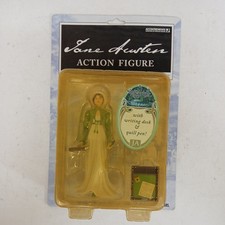 Jane Austen 5.5" Poseable Action Figure With Writing Desk + Quill Pen - New 