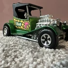 VINTAGE LESNEY MATCHBOX K50-53 1974 Green Hotwheels 'HOT T ROD' Toy Car