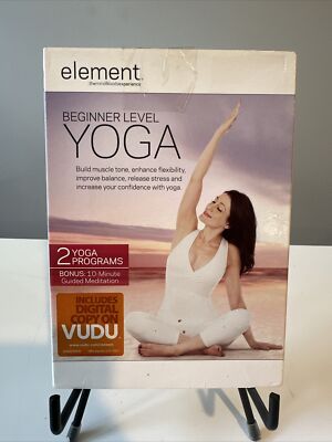 Beginner Level Yoga (New Sealed DVD, 2015) 2 Programs, Anchor Bay, Muscle Tone