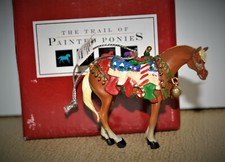 Trail of The Painted Ponies RETIRED HAPPY HOLIDAYS Pony ORNAMENT