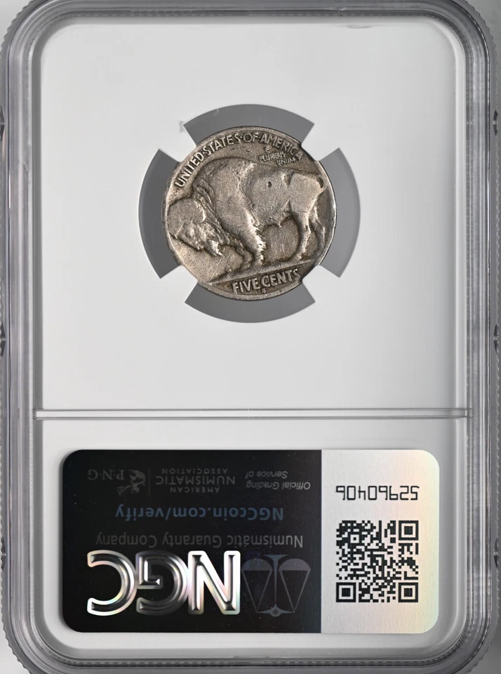1915-S  5C BUFFALO NICKEL  NGC VG DETAILS "DAMAGE" #6849316-018 FRESHLY GRADED! - Image 4 of 4