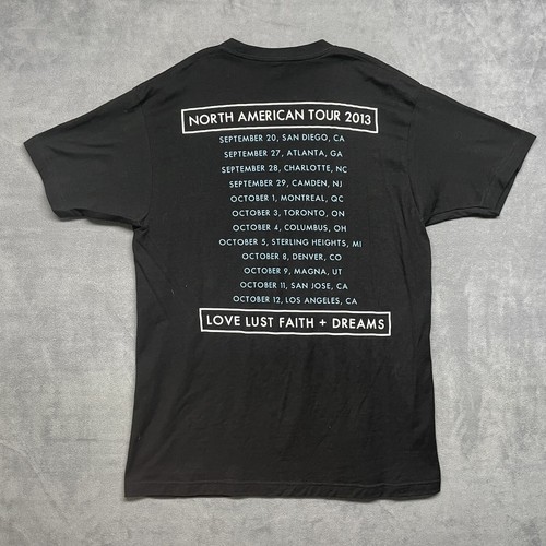 Thirty Seconds to Mars 2013 Tour Shirt Tultex Tag Rock Music Black Retro - Picture 7 of 8