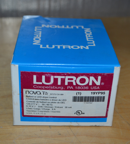 *New In Box*- Lutron Driver Control ~ NTSTV-DV-WH ~ Free Shipping ~ (R) - Picture 2 of 6