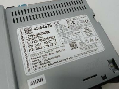 42554676 radio 835931 OPEL ASTRA K BERLINA 5P 09.2015- 1399 CC 125 CV 2015