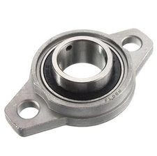 2Pcs 12mm Bore Diameter Flange Bearing [M3]