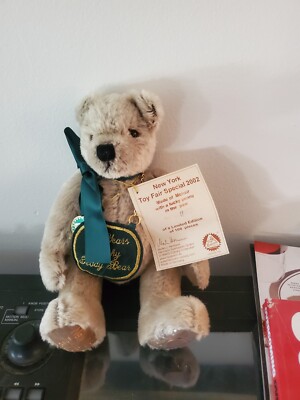 10'' Hermann Teddy Bear 2002 New York Toy Fair Special 11/100