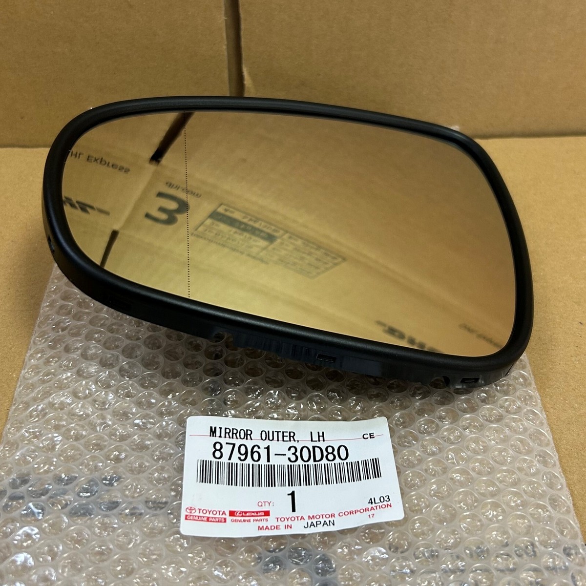 NEW】Toyota Genuine MIRROR OUTER LH 87961-30D80 | eBay