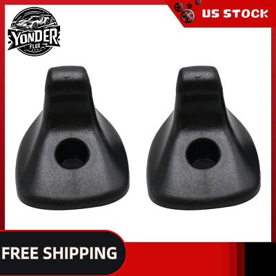 2x Sun Visor Holder Retainer Clip 1GW25DX9AA For Chrysler Dodge 2011-2015