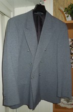 Jacke Sakko Anzugjacke Travelmaster Gr. 48 Grau Polyester waschbar bügelfrei neu