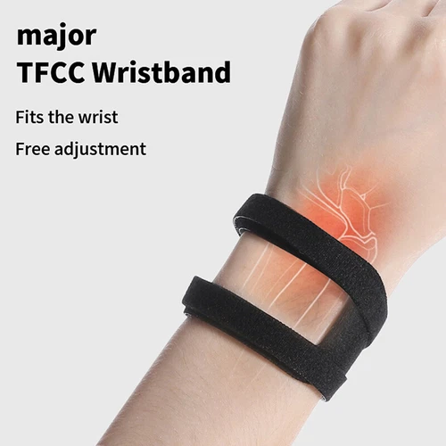 Adjustable Wrist Brace Pain Support Widget for TFCC Tear Ulnar Wrist Band - Picture 1 of 10