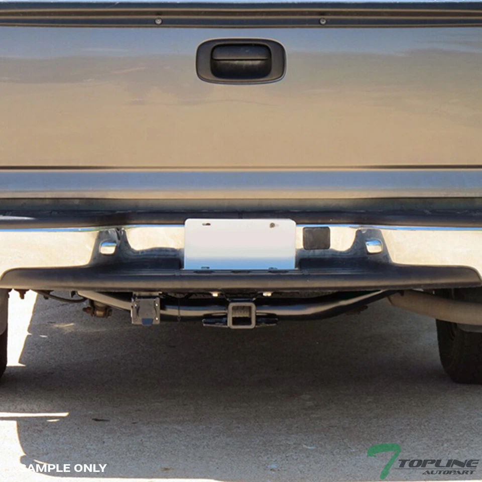 Topline For 99-13 Silverado/Sierra 1500 Class 3 Trailer Hitch Receiver 2" - Blk Foto 2 de 4