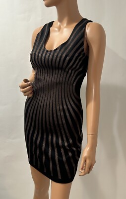 sachin and babi light blue dress Black Embroidered Bodycon Dress main image 1