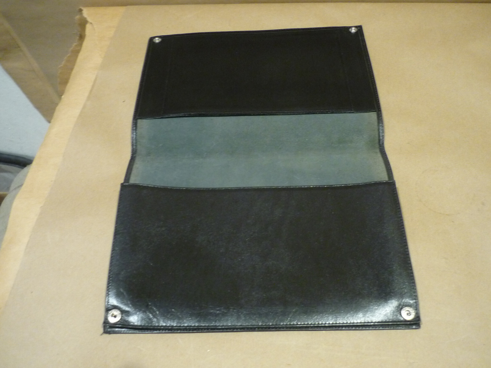 Cornes Motors Rolls Royce,Bentley,Ferrari Leather Document Case With Metal Snaps