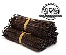 Ceylon Organic Grade-A 100% Quality Bourbon Vanilla Beans Great for Extraction