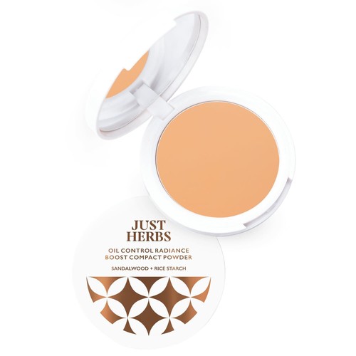 Just Herbs Oil Control Radiance Booster Age Defying Compact Powder - Multishades - Picture 15 of 16
