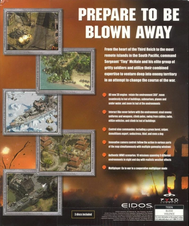 Commandos 2+3 Men of Courage Destination Berlin PC Game Windows 10 11 - Image 2 of 3