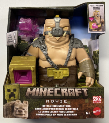 NEW 2025 Minecraft Movie Battle Mode Great Hog Action Figure Mojang