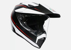 AGV AX9 Pacific Road Whi/Blk/Red Dual Sport Road Adventure Motorcycle Helmet
