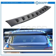 Black Stylish Look Abs Rear Roof Wing Spoiler For 02-07 Subaru Impreza Wrx Sti