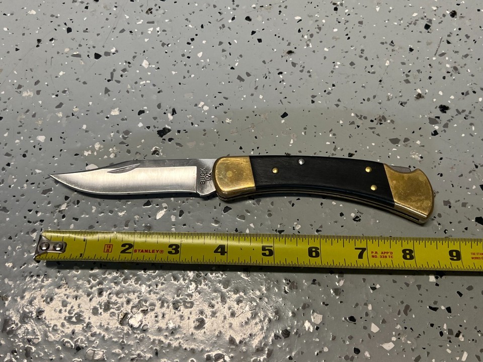 2021 Buck 110 Folding Hunter Lock Blade Pocket Knife Very Good eBay