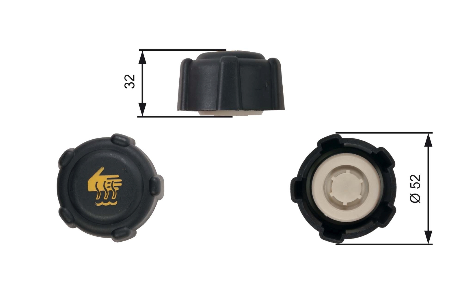 Radiator Cap fits DACIA Gates 8200048024 Genuine Top Quality Guaranteed New - Image 5