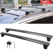 Fits 11-22 Jeep Grand Cherokee OE Style Top Roof Rack Cross Bars Unpainted