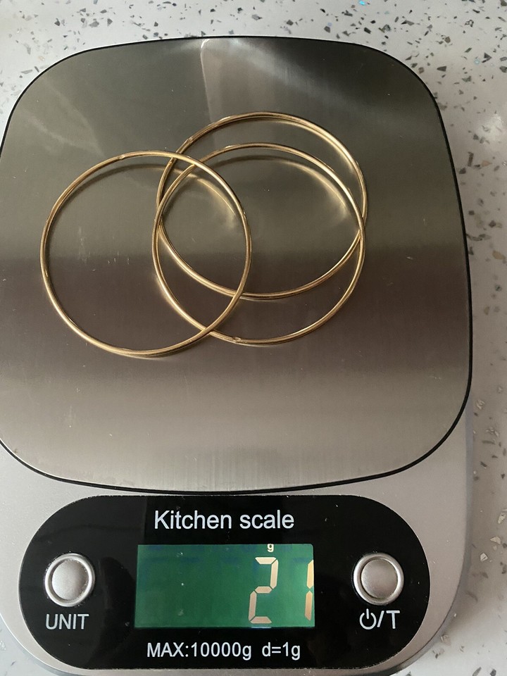 18ct gold bangles eBay