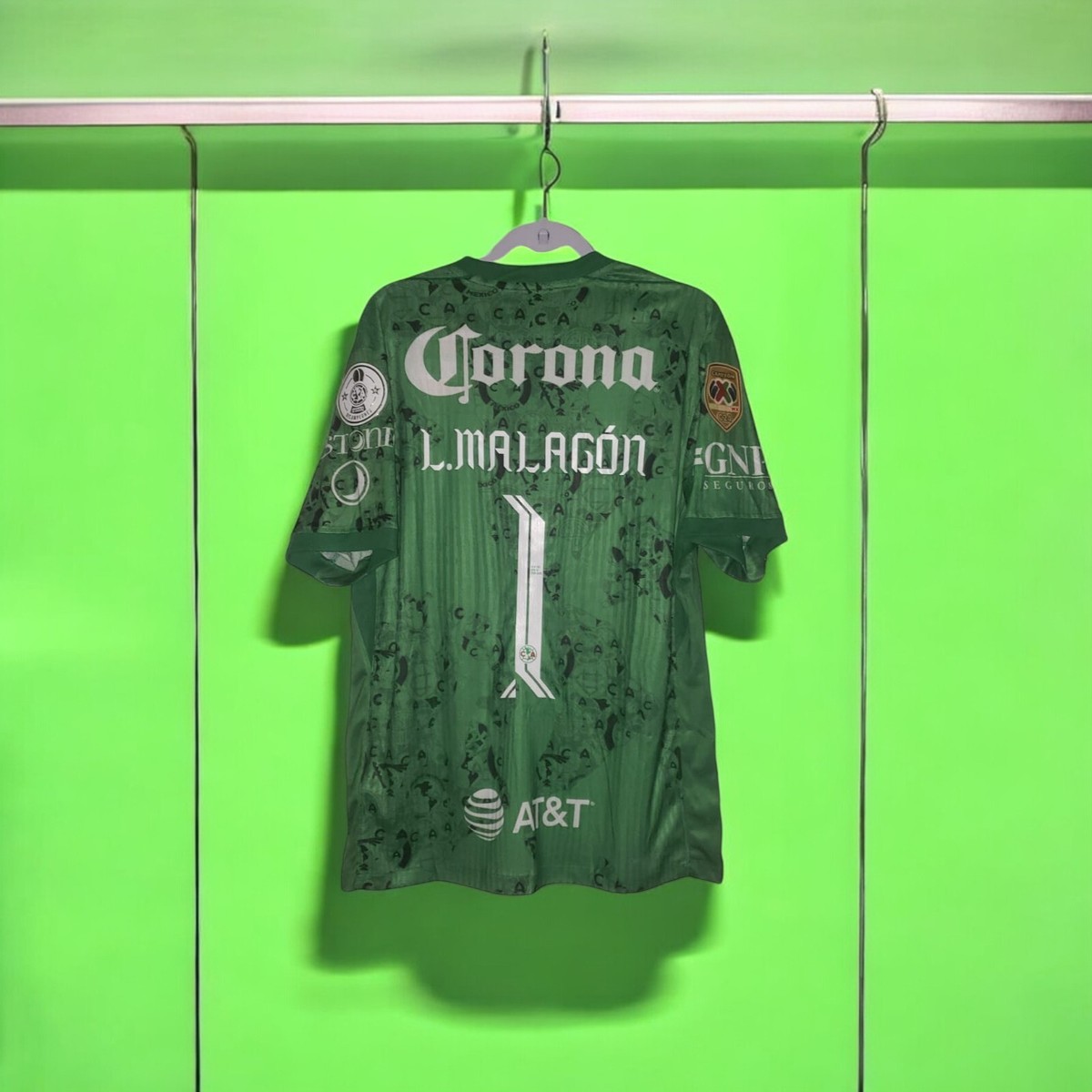 Bicampeon Aguilas del America 24/25 MALAGON Goalkeeper 2XL  (USA-XL)