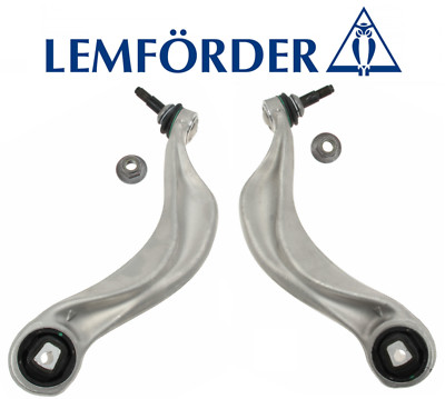 Front Lower Control Arm Forward Lt & Rt 2pcs Lemforder OEM for BMW 5 6 xDrive