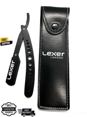 LEXER LONDON Barber Salon Straight Cut Halsrasur Rasoi Rasoirs Bartrasur Rasierhobel