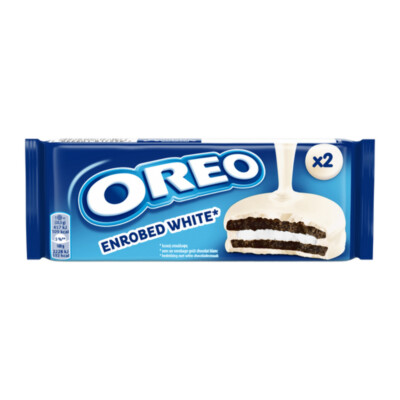 Oreo Enrobed White | Oreo Covered White | Pack of 24 | Oreo Bulk Pack